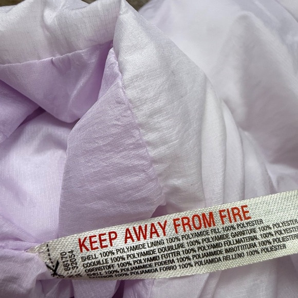 Free People FP Movement In a Bubble Puffer Vest Rose Quartz S NWT Oversized - Picture 7 of 14